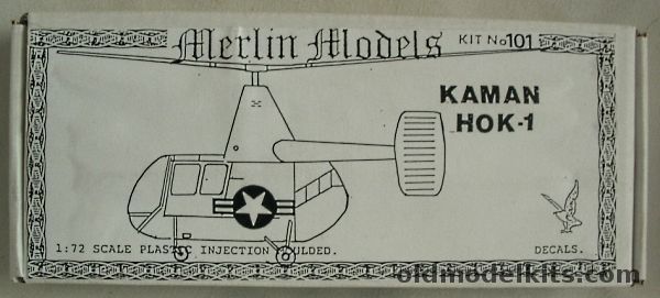 Merlin Models 1/72 Kaman HOK-1 Helicopter, 101 plastic model kit